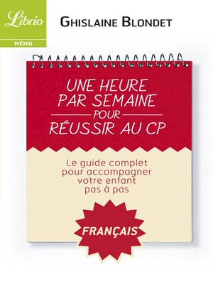 cover image of Une heure par semaine pour réussir au CP